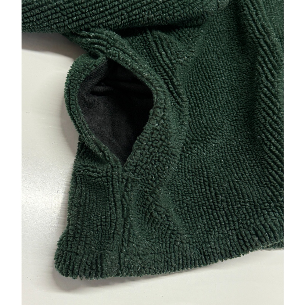 Cabelas‎ Sweater Mens XL Green 1/4 Zip Pullover Pockets Long Sleeve Sweatshirt - Picture 9 of 11